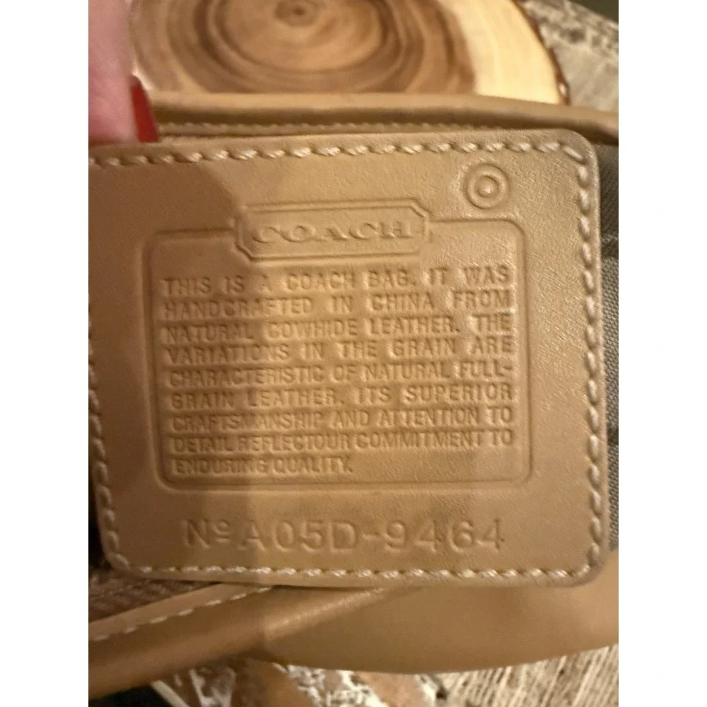 Vintage Coach Soho 9464 Glove Tan Leather Buckle Hobo Bag Light Tan Y2K Rare